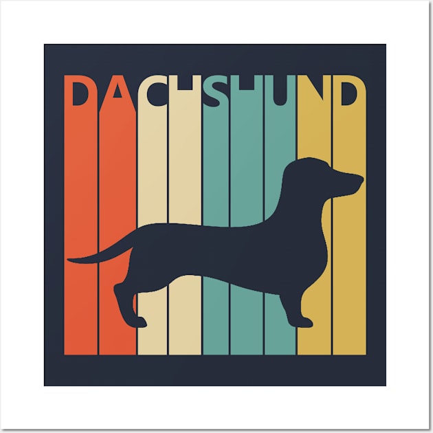 Vintage 1970s Dachshund Dog Owner Gift Wall Art by GWENT